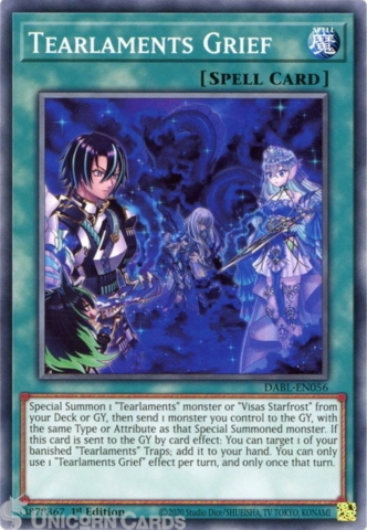 Tearlaments Grief - DABL-EN056 - Common 1st Edition