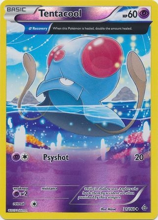 Tentacool - 71/160 - Uncommon - Reverse Holo