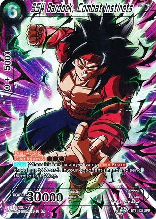 SS4 Bardock, Combat Instincts - BT11-131 - Special Rare