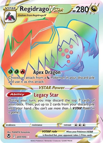 Regidrago VSTAR - 201/195 - Hyper Rare