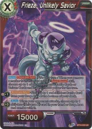 Frieza, Unlikely Savior - BT14-003 - Uncommon Foil