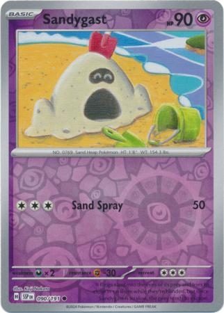 Sandygast - 090/191 - Common Reverse Holo