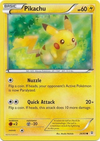 Pikachu - 26/83 - Common