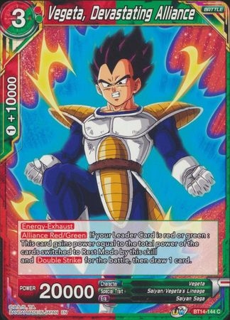 Vegeta, Devastating Alliance - BT14-144 - Common