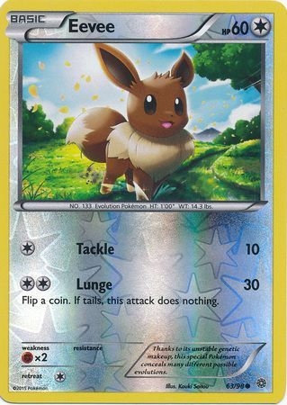 Eevee - 63/98 - Common Reverse Holo