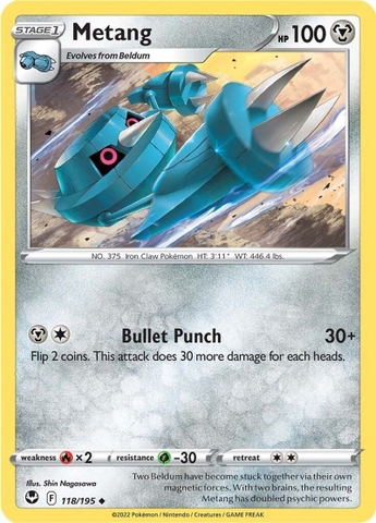 Metang - 118/195 - Uncommon Reverse Holo