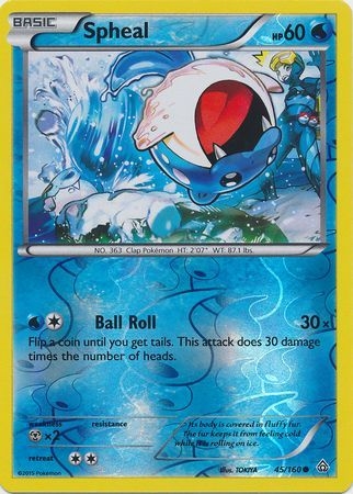 Spheal - 45/160 - Common - Reverse Holo