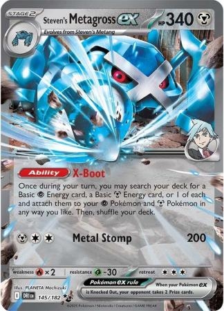Steven's Metagross ex - 145/182 - Double Rare