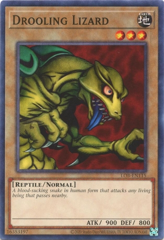 Drooling Lizard - LOB-EN115 - Common Unlimited (25th Reprint)