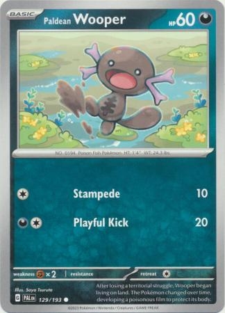 Paldean Wooper - 129/193 - Common