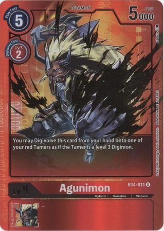 Agunimon - BT4-011 - Alternate Art