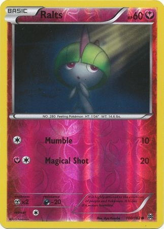 Ralts - 100/162 - Common Reverse Holo