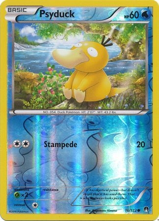 Psyduck - 16/122 - Common Reverse Holo