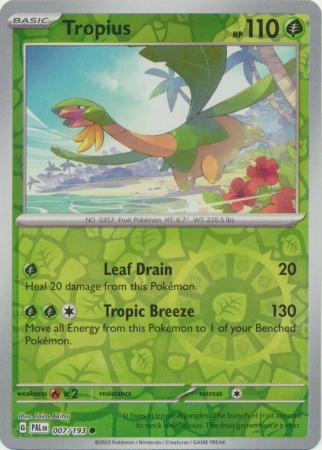 Tropius - 007/193 - Common Reverse Holo
