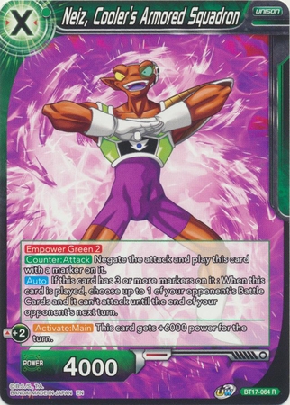 Neiz, Cooler's Armored Squadron - BT17-064 - Rare