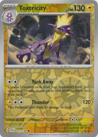 Toxtricity - 072/198 - Uncommon Reverse Holo
