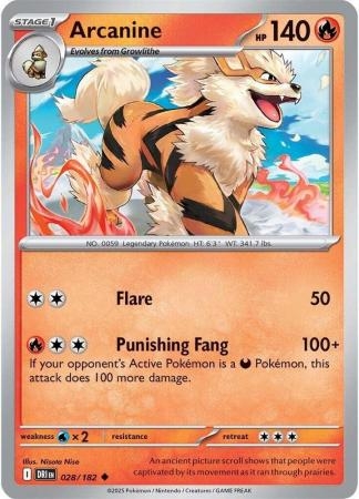 Arcanine - 028/182 - Uncommon