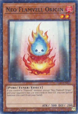 Neo Flamvell Origin - HAC1-EN069 - Duel Terminal Common Parallel 1st Edition