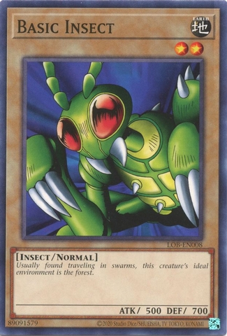 Basic Insect - LOB-EN008 - Common Unlimited (25th Reprint)