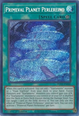 Primeval Planet Perlereino - POTE-EN060 - Secret Rare 1st Edition