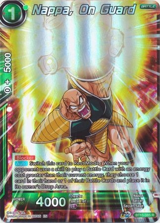 Nappa, on Guard - BT15-085 - Rare Foil