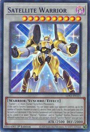 Satellite Warrior (Blue) - LDS3-EN121 - Ultra Rare 1st Edition