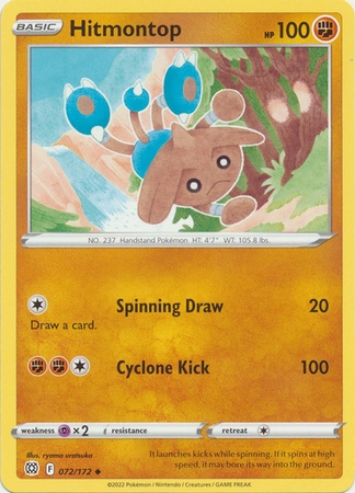 Hitmontop - 72/172 - Uncommon