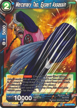 Mercenary Tao, Expert Assassin - BT17-035 - Common Foil