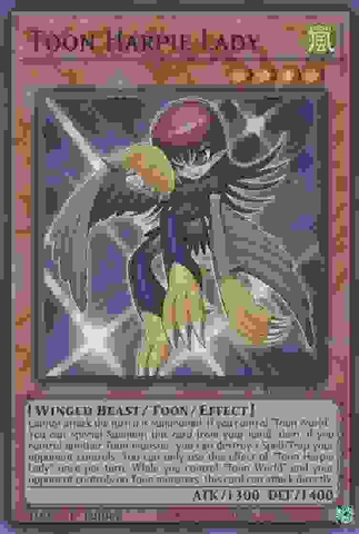 Toon Harpie Lady - BLCR-EN066 - Ultra Rare 1st Edition