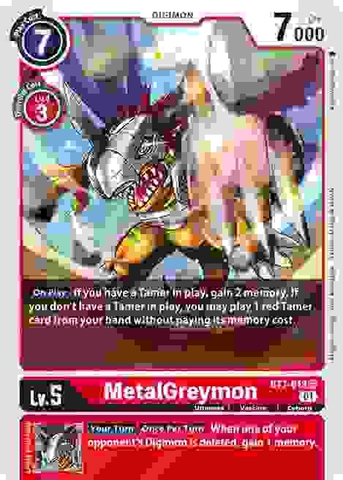 MetalGreymon - BT7-013 SR - Super Rare