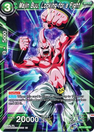 Majin Buu, Looking for a Fight - BT11-082 - Foil Common