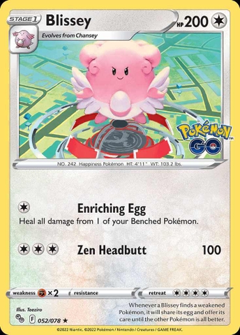 Blissey - 052/078 - Alternate Holo Promo