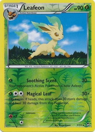 Leafeon - 7/111 - Rare Reverse Holo