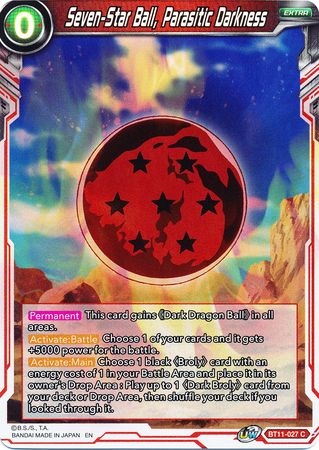 Seven-Star Ball, Parasitic Darkness - BT11-027 - Foil Common