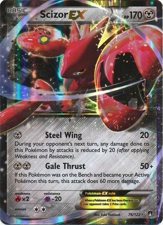 Scizor EX - 76/122 - Ultra Rare