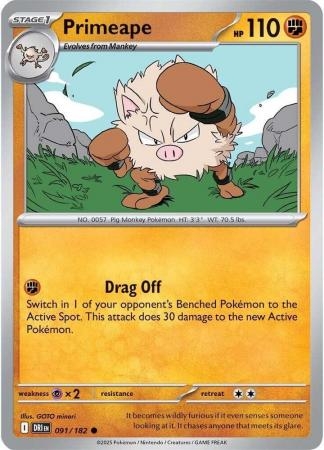 Primeape - 091/182 - Common