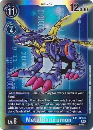 MetalGarurumon - EX1-021 - Super Rare