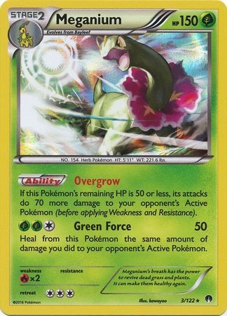 Meganium - 3/122 - Holo Rare