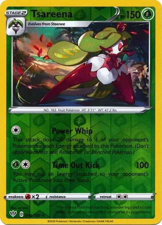 Tsareena - 016/189 - Rare Reverse Holo