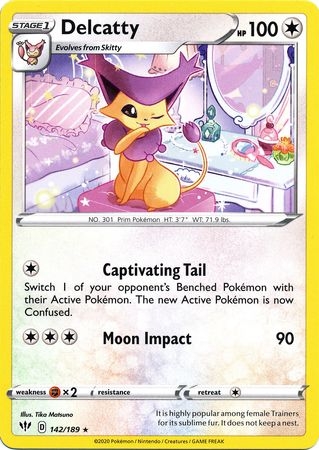 Delcatty - 142/189 - Rare