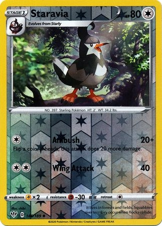 Staravia - 146/189 - Uncommon Reverse Holo