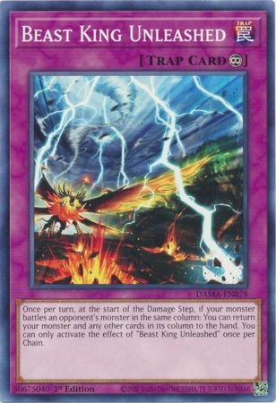 Beast King Unleashed - DAMA-EN078 - Common 1st Edition