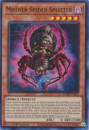 Mother Spider Splitter - BLMR-EN044 - Ultra Rare 1st Edition