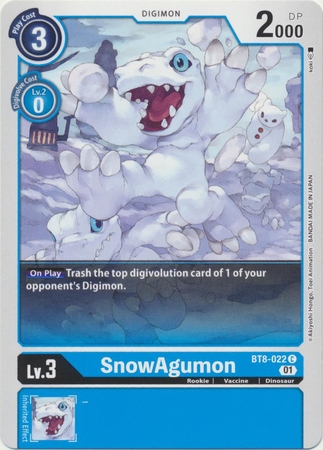 SnowAgumon - BT8-022 C - Common