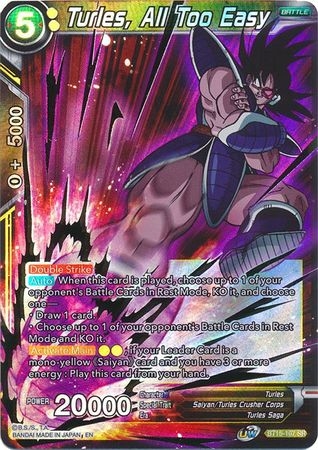 Turles, All too Easy - BT15-107 - Super Rare