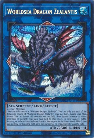 Worldsea Dragon Zealantis - MP23-EN193 - Prismatic Secret Rare 1st Edition