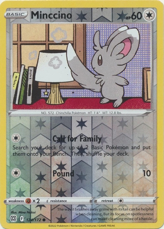 Minccino - 124/172 - Common Reverse Holo