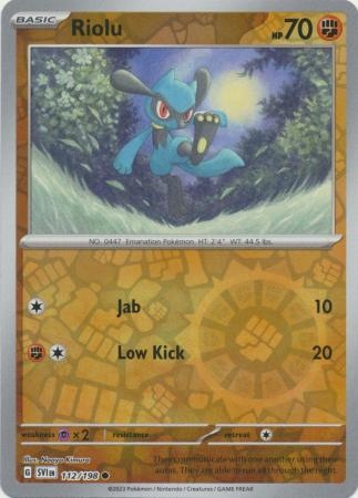 Riolu - 112/198 - Common Reverse Holo