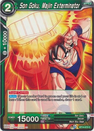 Son Goku, Majin Exterminator - BT14-072 - Common