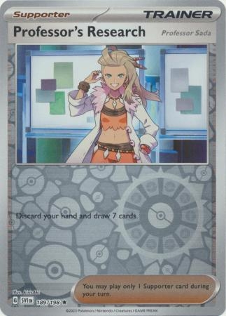Professor's Research (Professor Sada) - 189/198 - Holo Rare Reverse Holo
